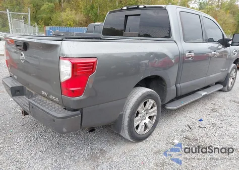 2017 Nissan Titan Sv из США, поврежденный, VIN 1N6AA1E58HN544088